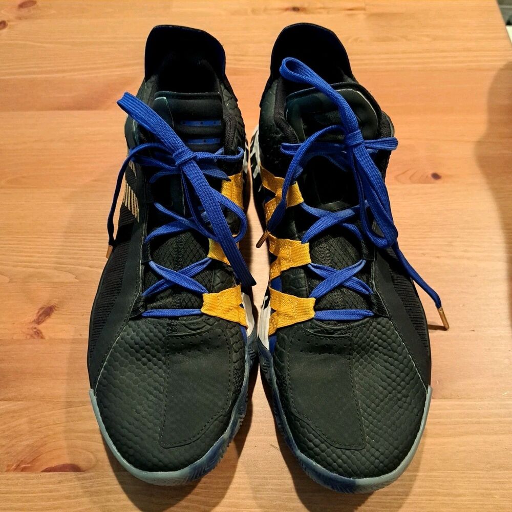Adidas Dame 6 Stone Cold Damian Lillard Austin 3:16 Black Blue shoes 9